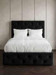 Luxury Diamond Tufted Chesterfield Upholstered Bed Frame