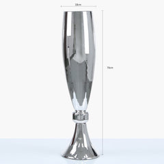 70cm Silver Glass Decoration Vase