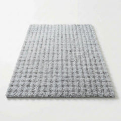 Home Luxe Grey Bubble Faux Fur Rug Soft Shaggy Living Room 160x230cm
