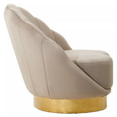 Biarritz Mink Velvet Chair - Home Luxe Interior