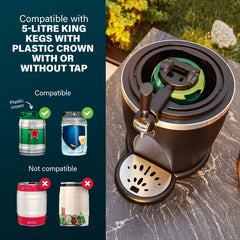 Blaupunkt 2-in-1 Draught Beer Dispenser & Cooler