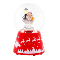 Christmas Santa Musical Snow Globe