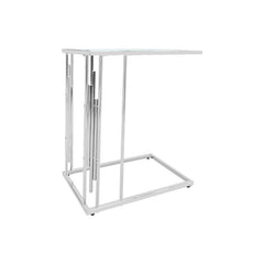 Cohen Silver Sofa Side Table - Home Luxe Interior