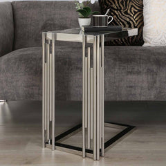 Cohen Silver Sofa Side Table - Home Luxe Interior