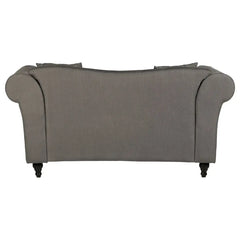 Fable 2 Seat Grey Chesterfield Sofa