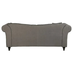 Fable 3 Seat Grey Chesterfield Sofa