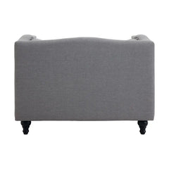 Feya Grey Fabric Chair