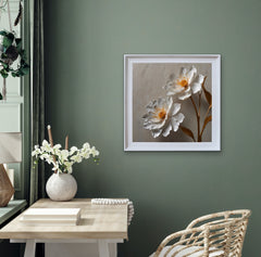 French Velvet Delicate florals shimmer with tranquil grace. - Home Luxe Interior