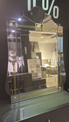 Golden Meander Mirror: Luxury Meets Classical Design | Home Luxe Interior.