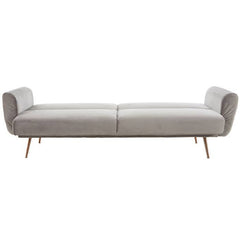 Hatton Grey Velvet Sofa Bed Home Luxe Interior