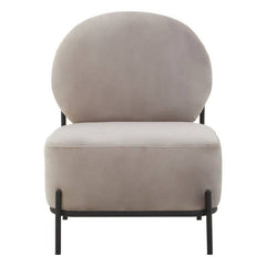 Haya Mink Velvet Chair Home Luxe Interior