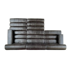 King Left Arm Leather Seat Sofa
