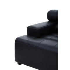 King Left Arm Leather Seat Sofa