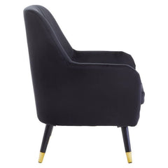 Loretta Black Velvet Accent Chair - Home Luxe Interior
