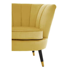 Loretta Pistachio Velvet Shell Accent Chair - Home Luxe Interior