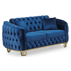 Manhattan Chesterfield Sofa Set 3+2 Velvet | Home Luxe Interior