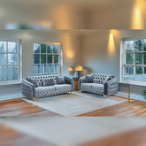 Manhattan Chesterfield Sofa Set 3+2 Velvet | Home Luxe Interior