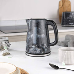 Salter Marble Effect Kettle Black 1.7L Rapid Boil 3000W Modern Jug