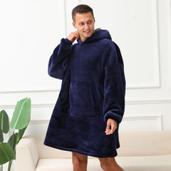 Mens Snuggle Hoodie - Navy