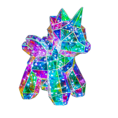 Mini Moonbeam The Unicorn Interactive LED WH Light