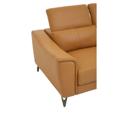 Padua 2 Seater Camel Leather Sofa