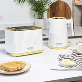 Salter Palermo White & Gold 1.7L Kettle Rapid Boil 3000W Electric Jug