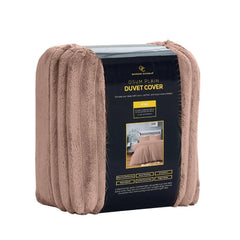 Plush Faux Fur Chunky Ribbed Faux Fur Mink Bedding Duvet Set