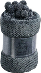 Popcorn Pom Pom Soft Throw 200cm x 240cm Charcoal