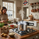 Prima 5L Heavy Duty Aluminium Pressure Cooker - Fast & Energy Efficient