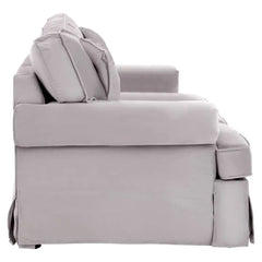 Ralph Two Seat Grey Velvet Sofa