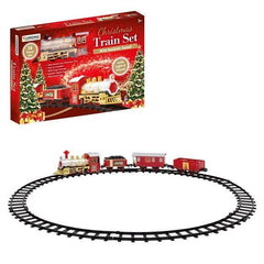 Red Christmas Train Set 3 Carriages