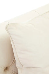 Sefira 2 Seat Ivory Fabric Sofa