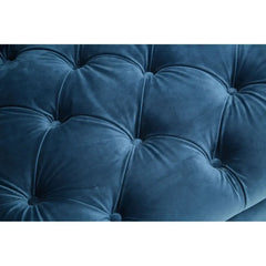 Sefira 3 Seat Navy Fabric Sofa