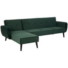 Serene 3 Seat Green Sofa Bed Home Luxe Interior