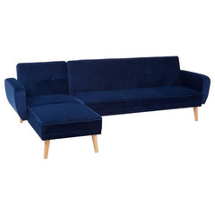 Serene 3 Seat Navy Sofa Bed Home Luxe Interior