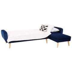 Serene 3 Seat Navy Sofa Bed Home Luxe Interior
