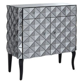 Soho Silver Finish Cabinet