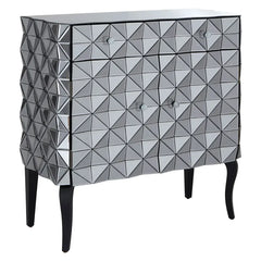 Soho Silver Finish Cabinet