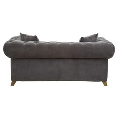 Spencer 2 Seat Grey Fabric Sofa