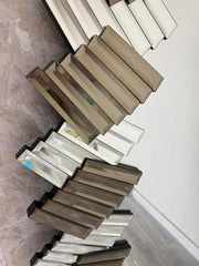 Spiral Wave Mirror Bronze Detail | Home Luxe Interior