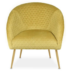 Tania Gold Velvet Occasional Chair