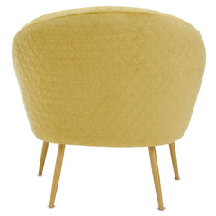 Tania Gold Velvet Occasional Chair