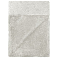 The Cosy Shop Thermal Teddy Throw XXL - Silver