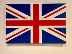 Set Of 6 Union Jack Canvas Wall Art