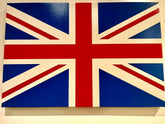 Set Of 6 Union Jack Canvas Wall Art
