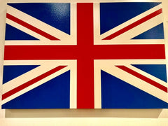 Set Of 6 Union Jack Canvas Wall Art
