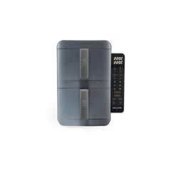 Salter VertiLayer Stackable Dual Air Fryer 9L Grey/Black Vertical Design