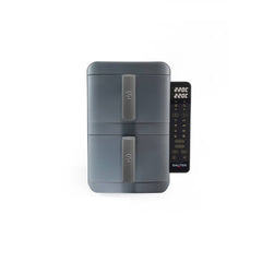 Salter VertiLayer Stackable Dual Air Fryer 9L Grey/Black Vertical Design