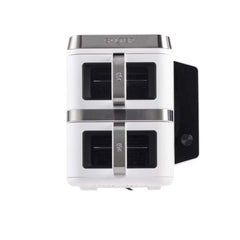 Salter VertiCook View 9L Dual Air Fryer White Vertical Design