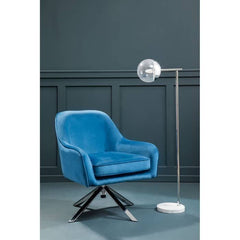 Avery Midnight Velvet Chair Home Luxe Interior